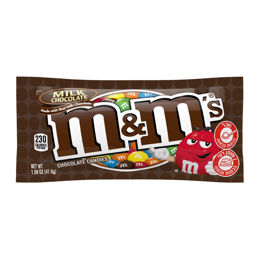 M&M's שוקולד אריזה אישית