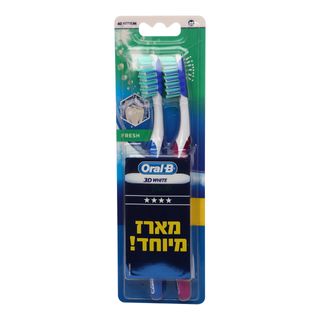 אורל בי מברשת שיניים אדוונטג' 40 2 יח'