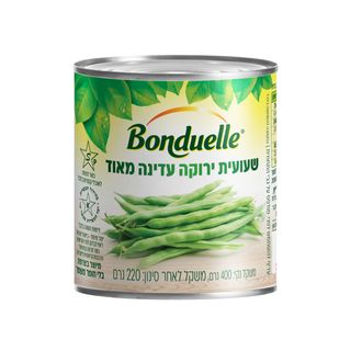 שעועית ירוקה עדינה מאוד 400גרם בונדואל
