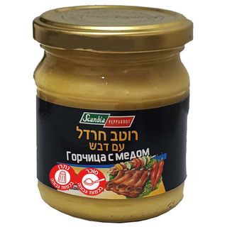 רוטב חרדל עם דבש סקנדיה 215 גרם