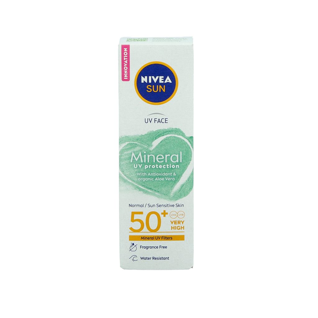 ניוואה - סאן תחליב הגנה לפנים מינרלים 50 מ"ל +SPF50