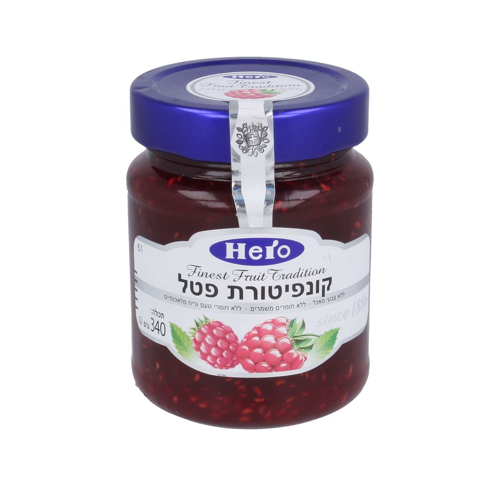 הרו קונפיטורה פטל 340ג' -חדש