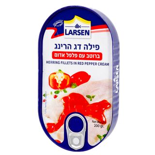 פילה דג הרינג ברוטב עם פלפל אדום 200 גרם