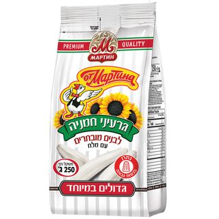 גרעינים לבנים עם מלח  250 גר