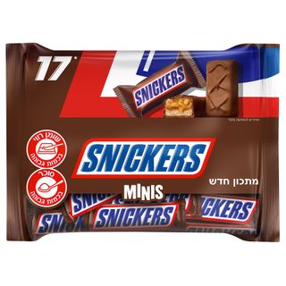 מארז 333 גר' חטיפי מיני סניקרס