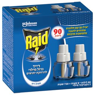 רייד נוזל מילוי זוג 90 לילות 2*36מ``ל