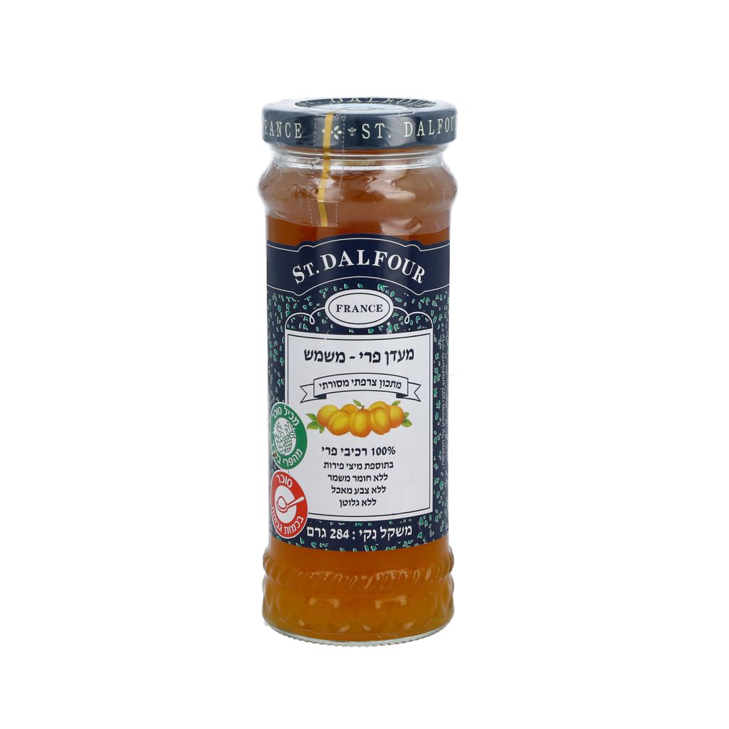 מעדן משמש 100% פרי סנטדלפור 284 גרם לל"ס