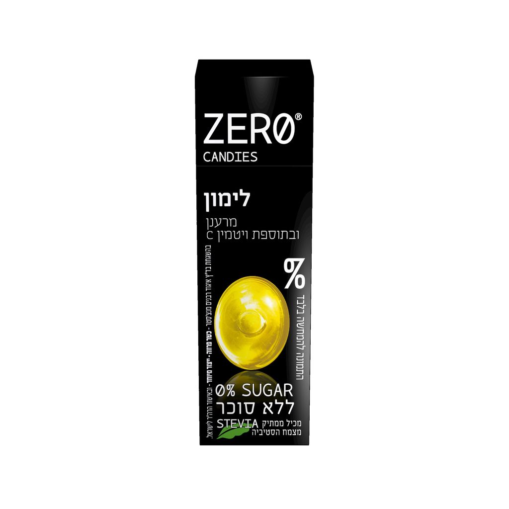 זירו-סוכריות ללא סוכר בטעם לימון עם סטיב