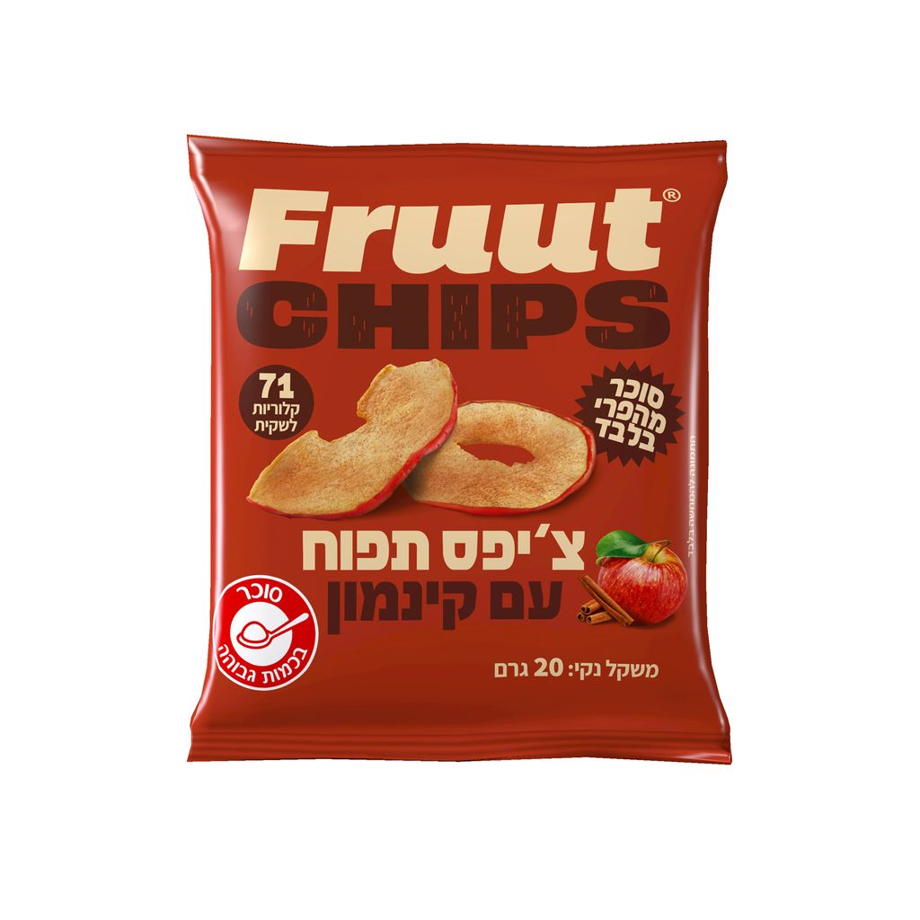 פרוט צ'יפס - צ'יפס תפוח עם קינמון 20 גרם