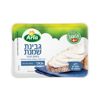 גבינת שמנת בטעם טבעי 24.5%