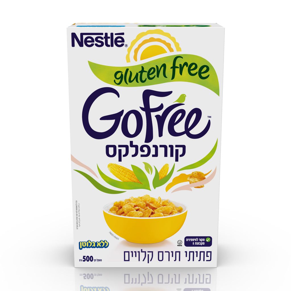 גו פרי קורנפלקס 500 גרם, ללא גלוטן