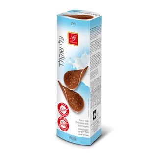 עלי שוקולד חלב 100 גר'