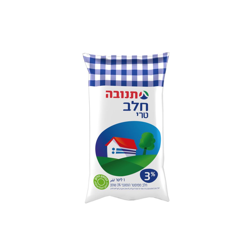 חלב שקית}תנובה% *3