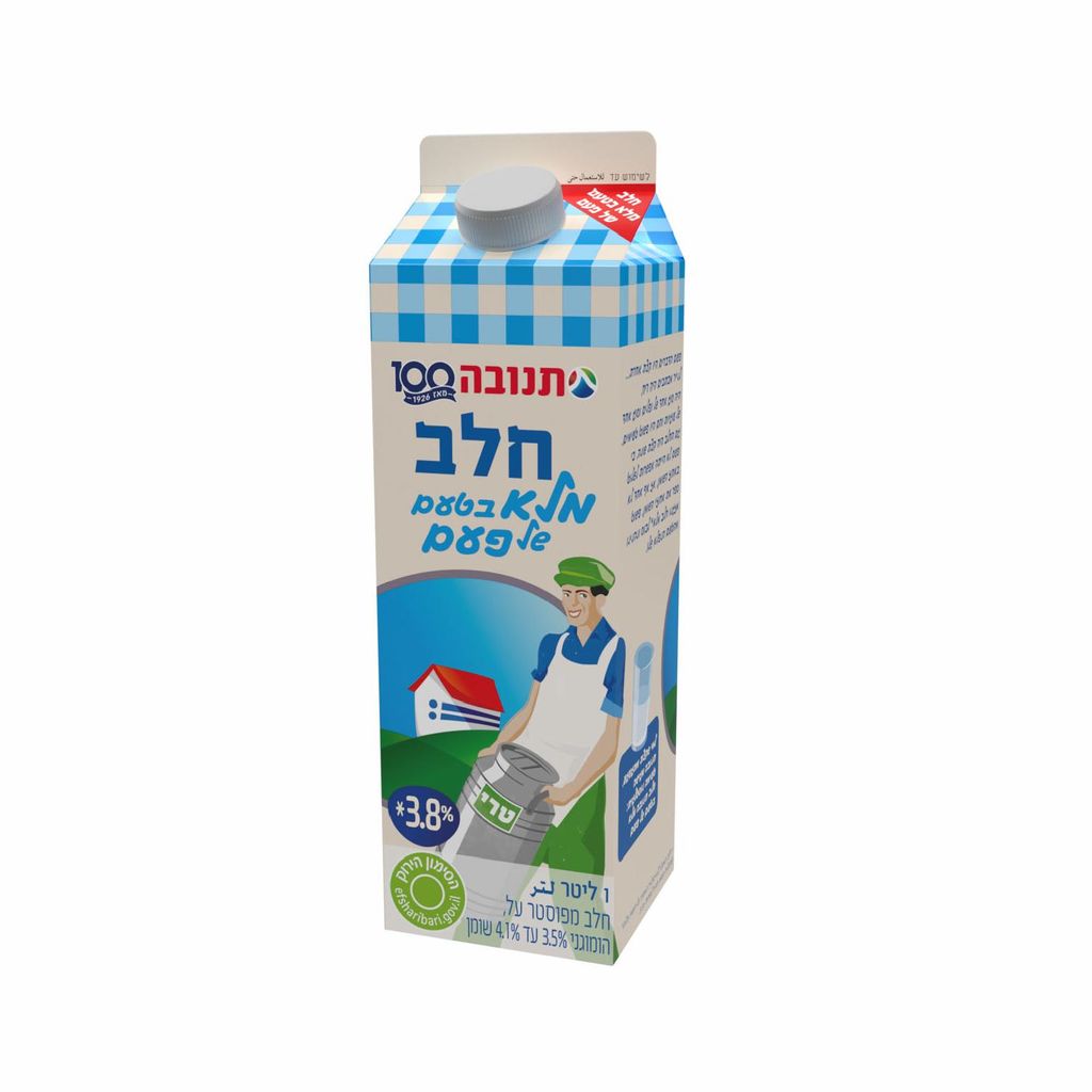 חלב של פעם תנובה מלא 3.8%-3.5% 1 ל'