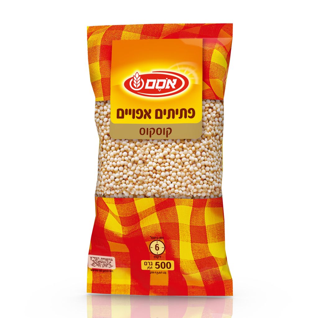 אסם פתיתים אפויים קוסקוס 500 גרם