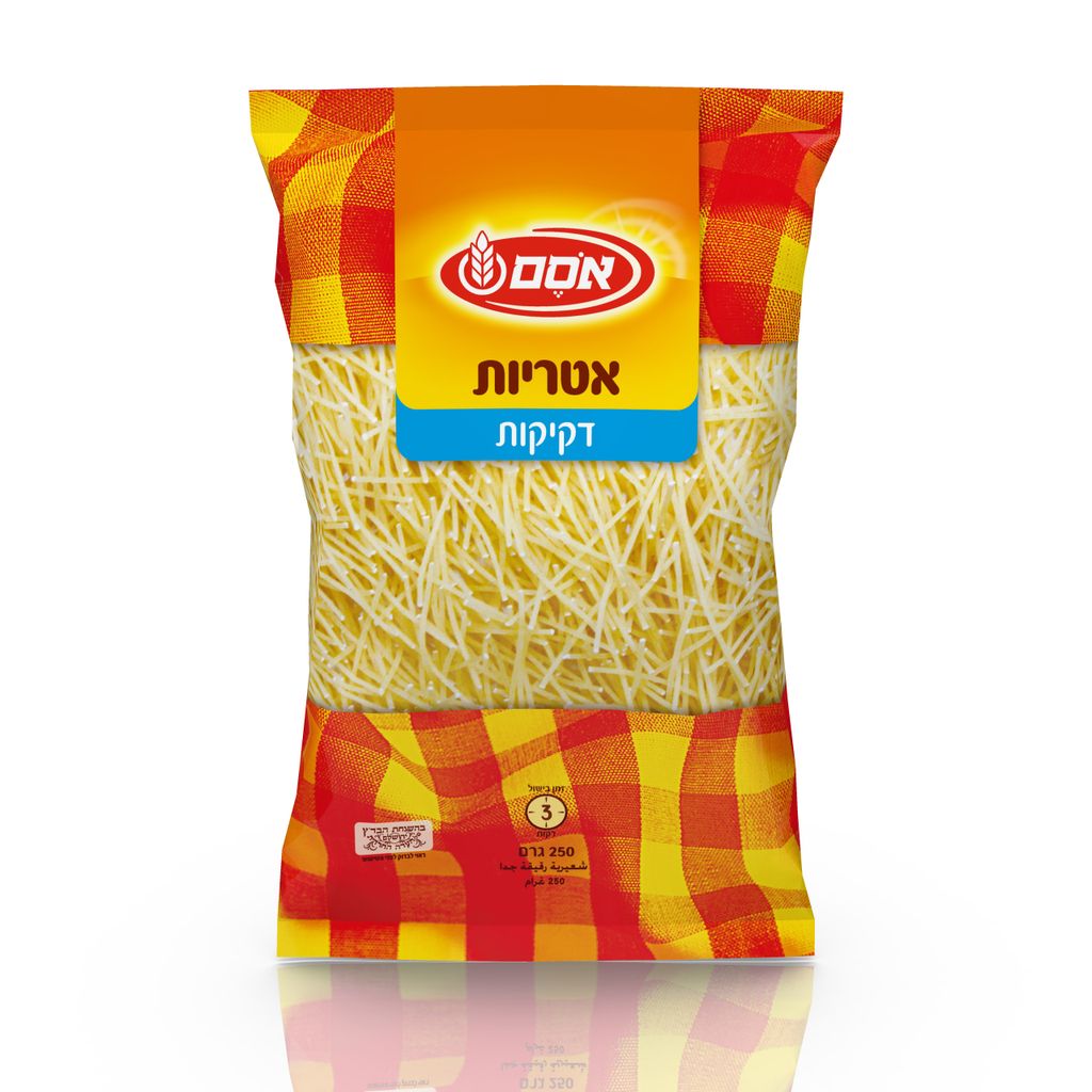 אסם אטריות דקיקות 24*250גרם