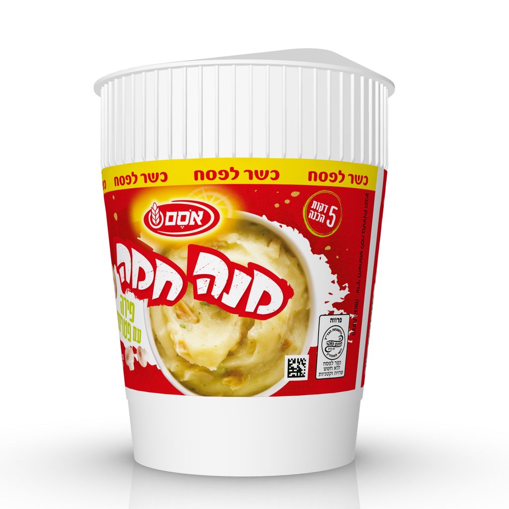 מנה חמה פירה עם פטריות כשל"פ 47 גר'