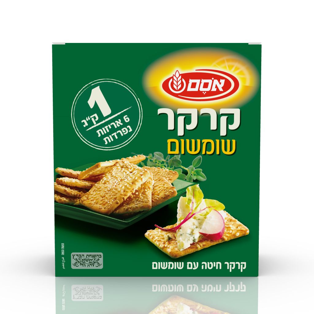 אסם קרקר שומשום 4*1קג