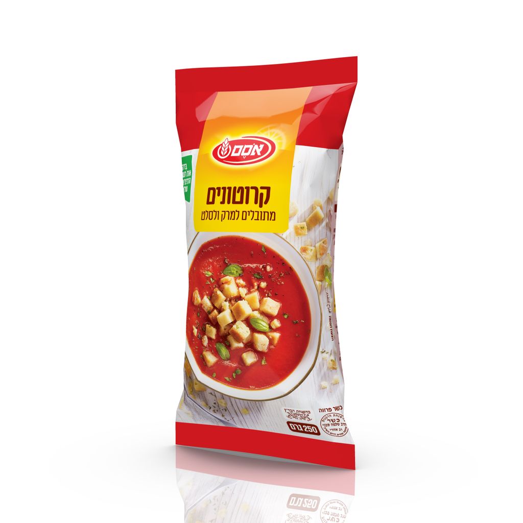 אסם קרוטונים מתובלים 12*250גרם