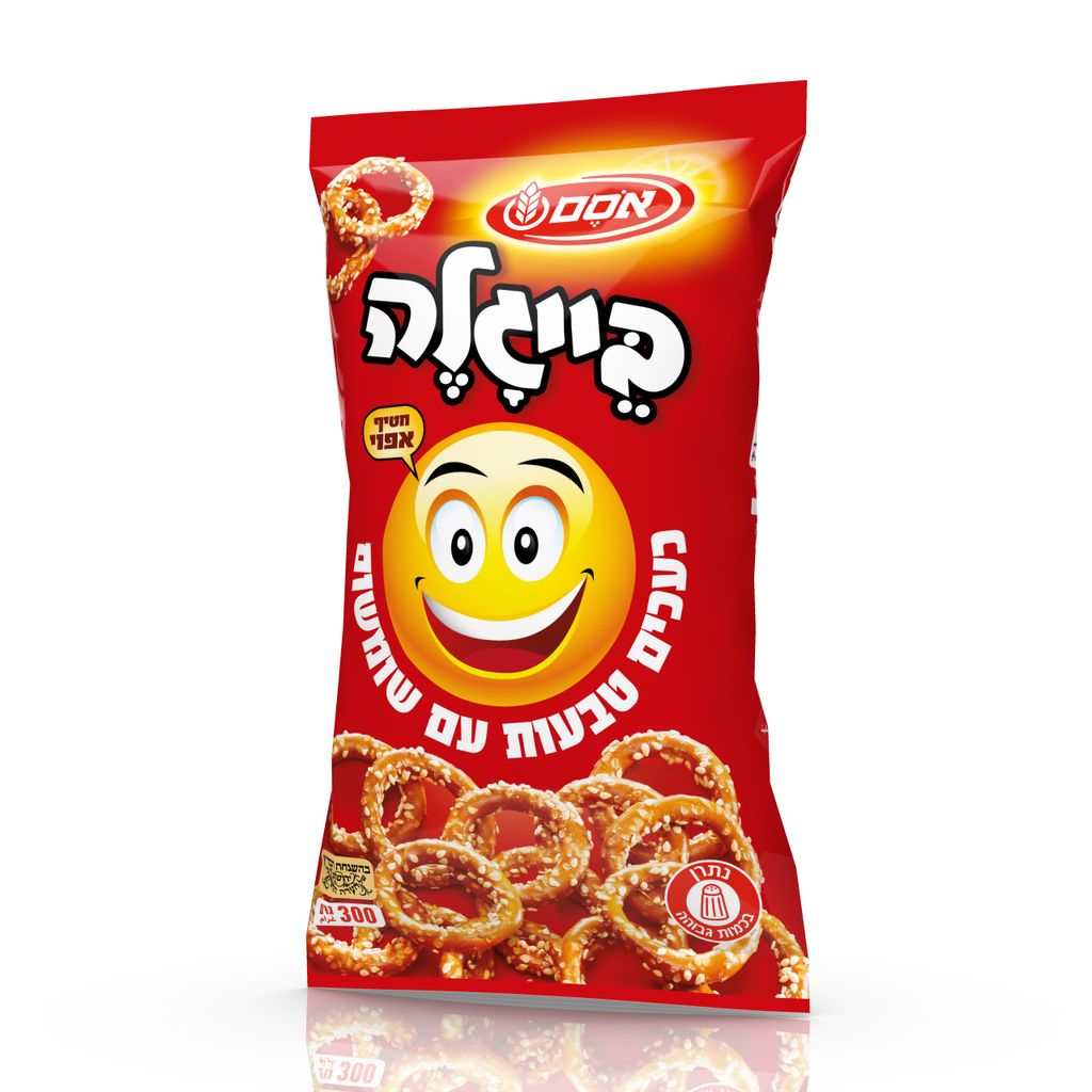 אסם בייגלה טבעות שומשום 300 גרם
