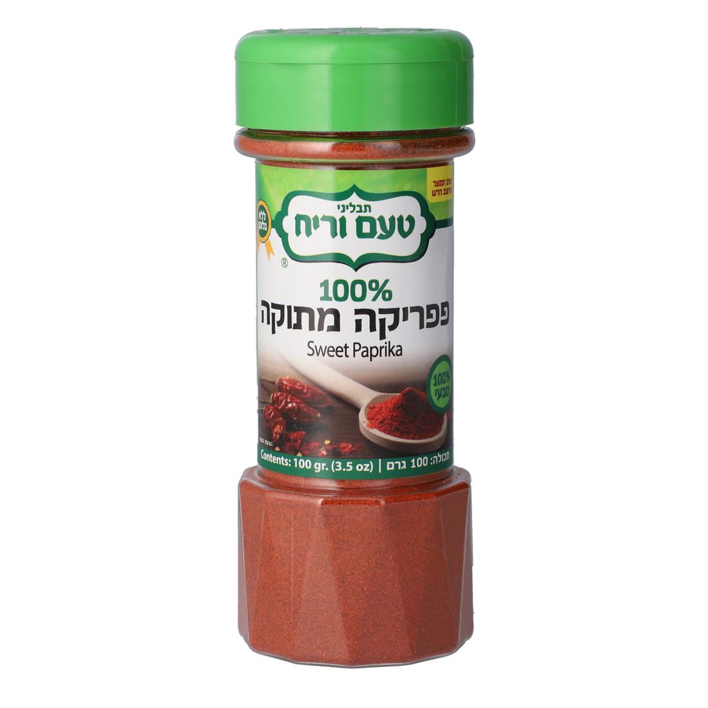 פפריקה מתוקה במיכל100גרם