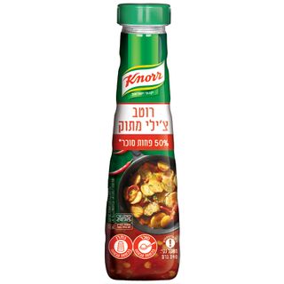רוטב צ'ילי מתוק 50% פחות סוכר