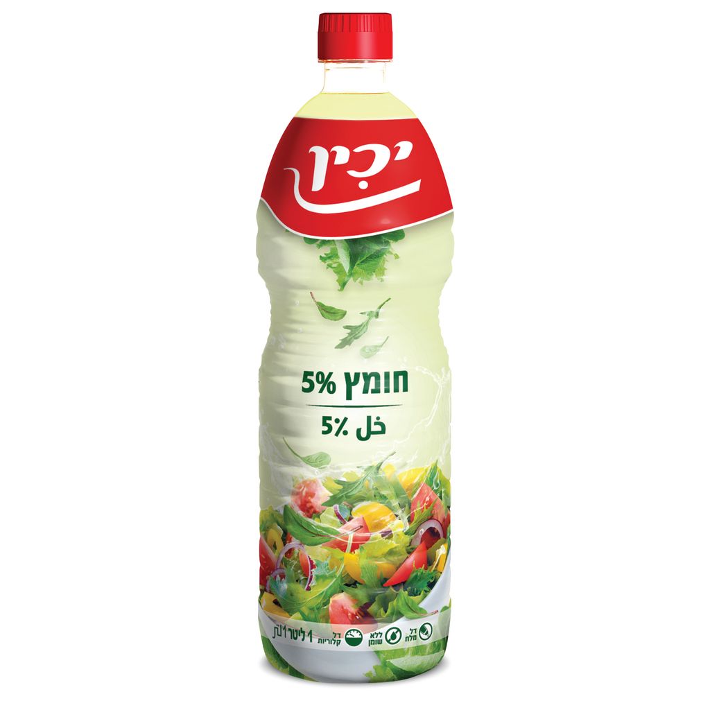 חומץ 5% יכין 1 ליטר