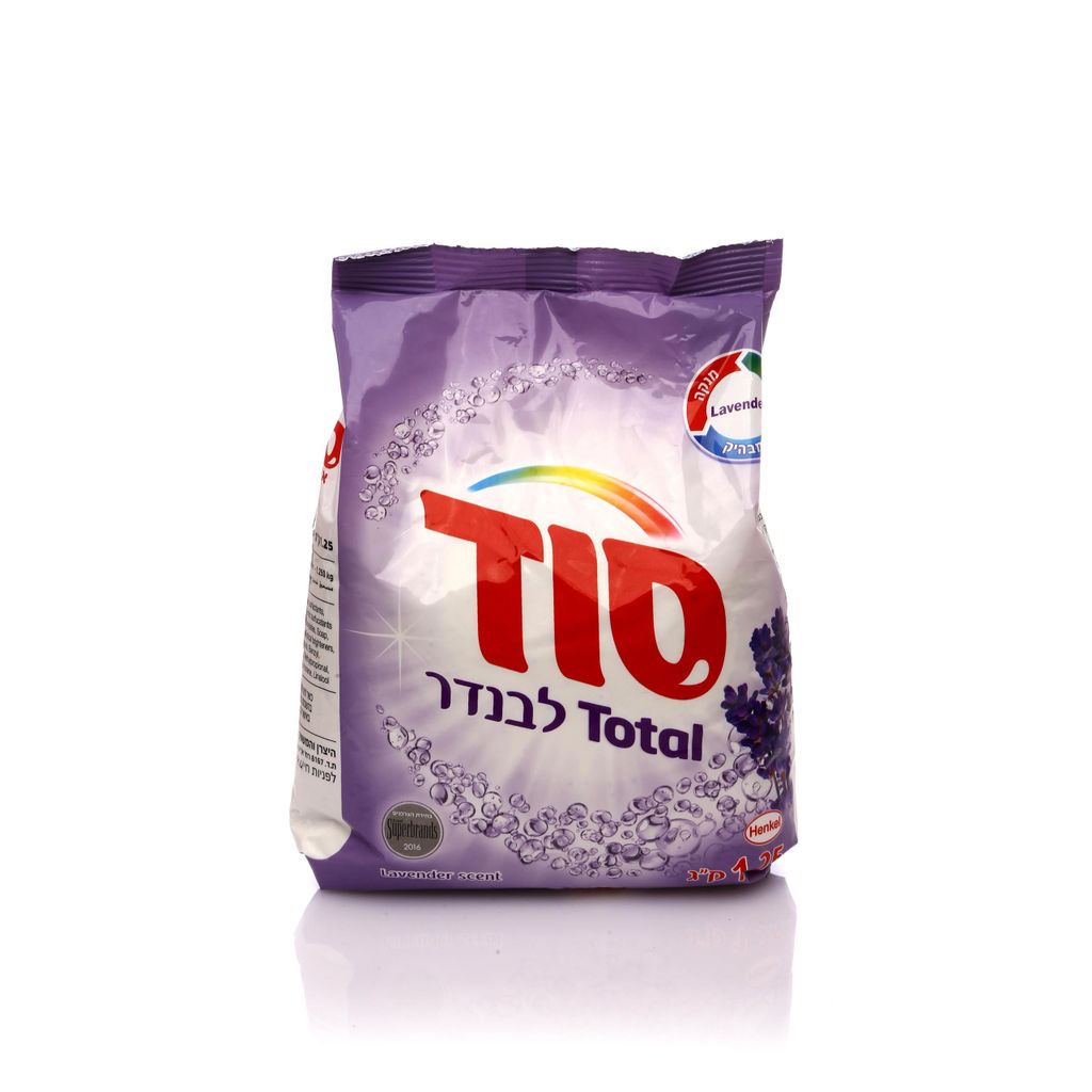 סוד אבקת כביסה - לבנדר - 1.25 ק"ג