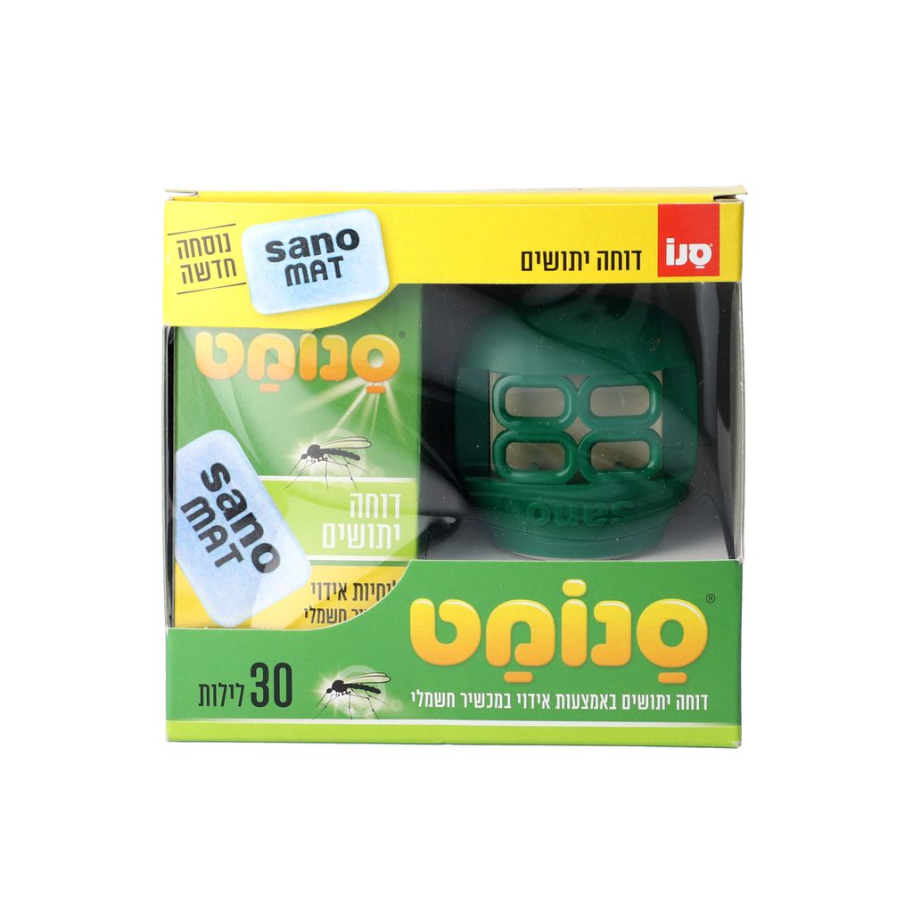סנומט דוחה יתושים מכשיר+30 טבליות