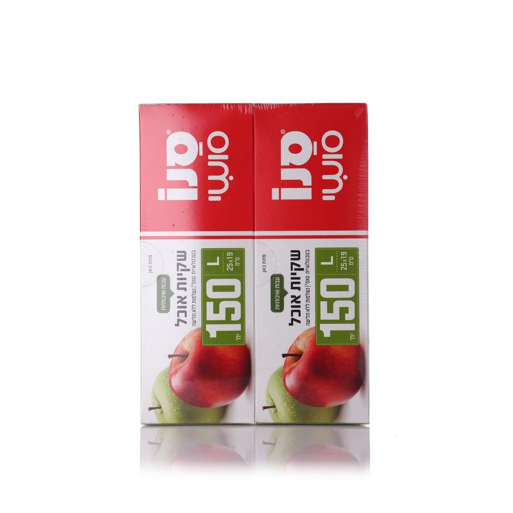 שקיות למזון מתכלה ס.סושי 150X2יח'