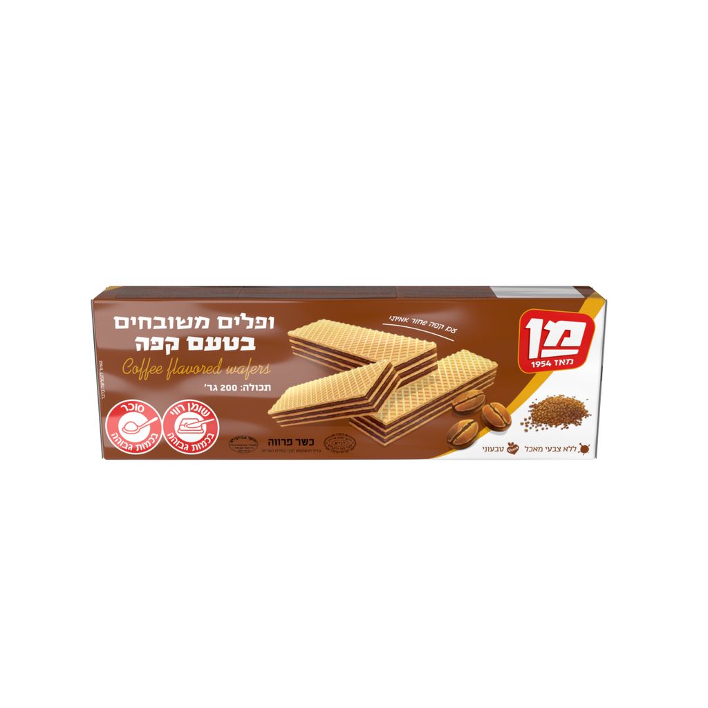 וופלים בטעם קפה 200 גרם