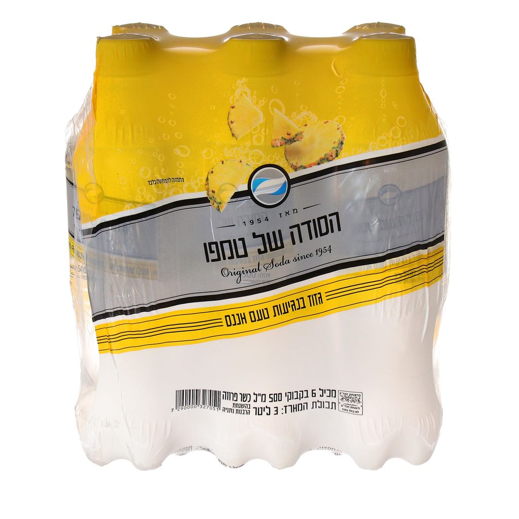 סודה בטעם אננס 500 מ