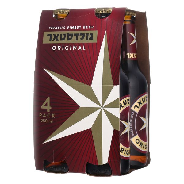 בירה גולדסטאר חבילת פתיחה בקבוק רביעייה