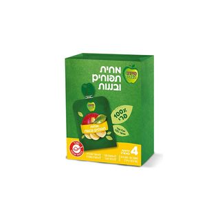 מחית תפוחים ובננות סיידר הגליל רביעייה90