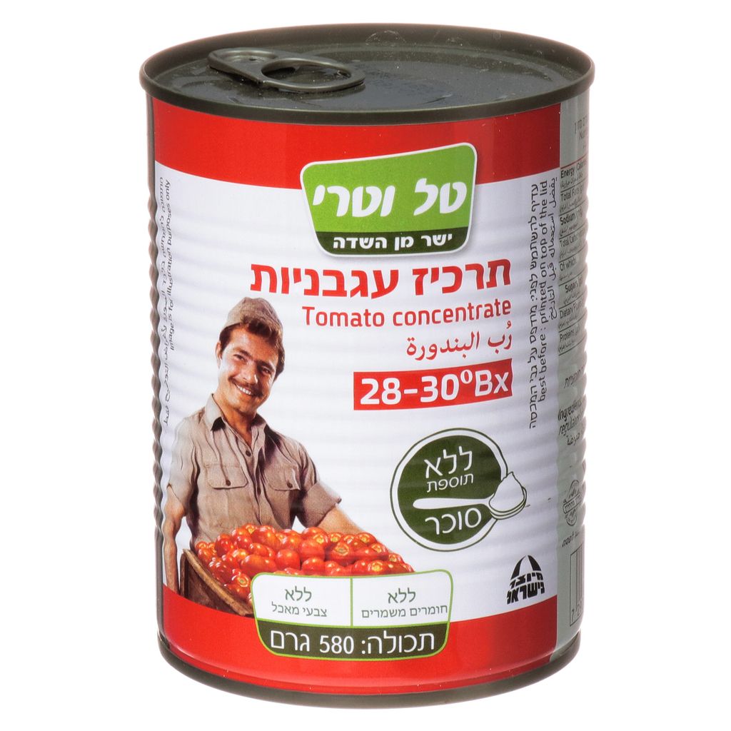 טל וטרי תרכיז עגבניות 28-30 Bx