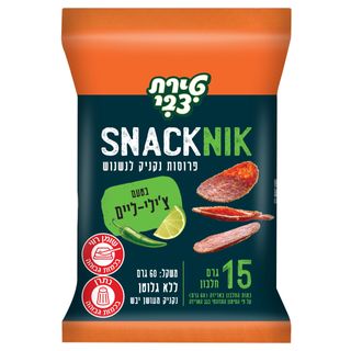 פרוסות נקניק לנשוש בטעם צ'ילי ליים 60 גרם