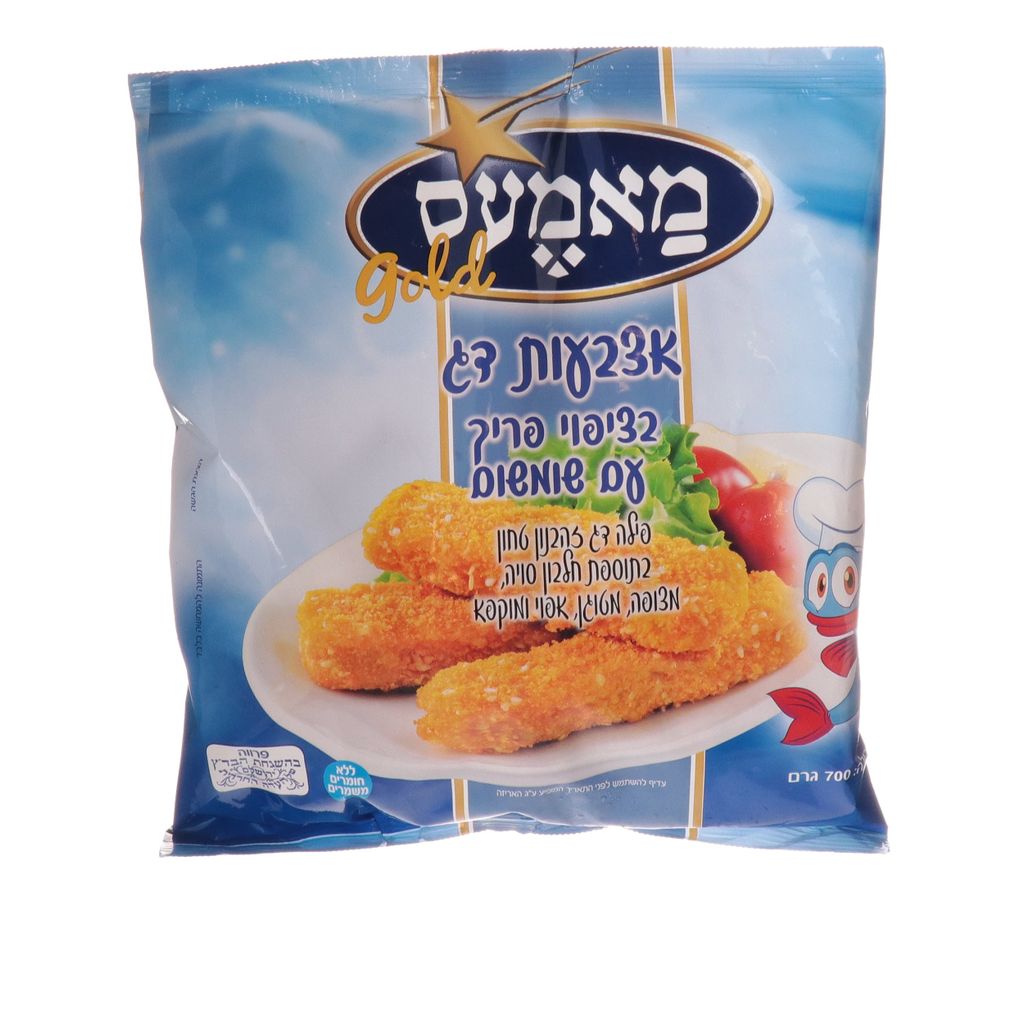 אצבעות דג בציפוי שומשום 700 גר מאמעס קפו