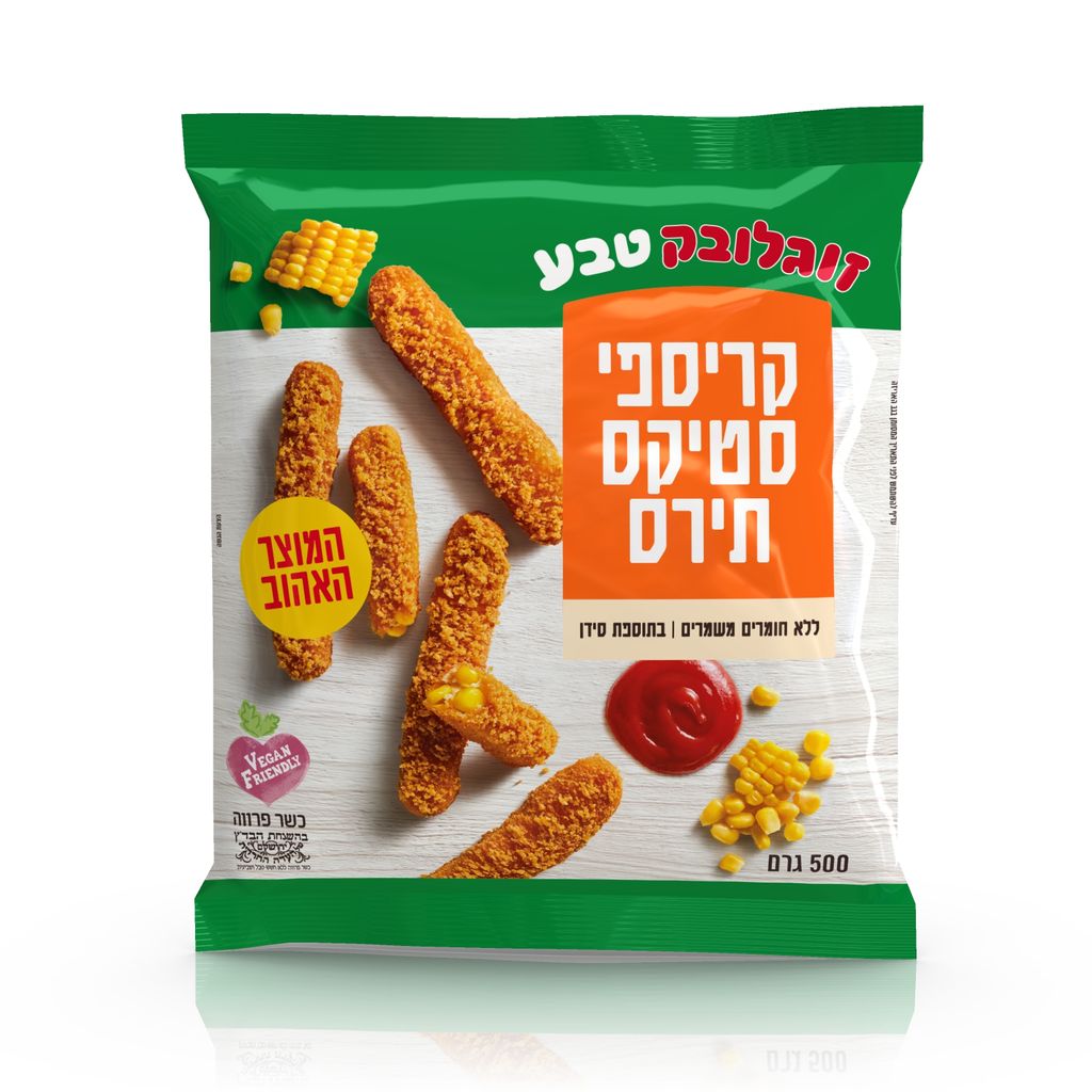 קריספי סטיקס תירס 500גרם