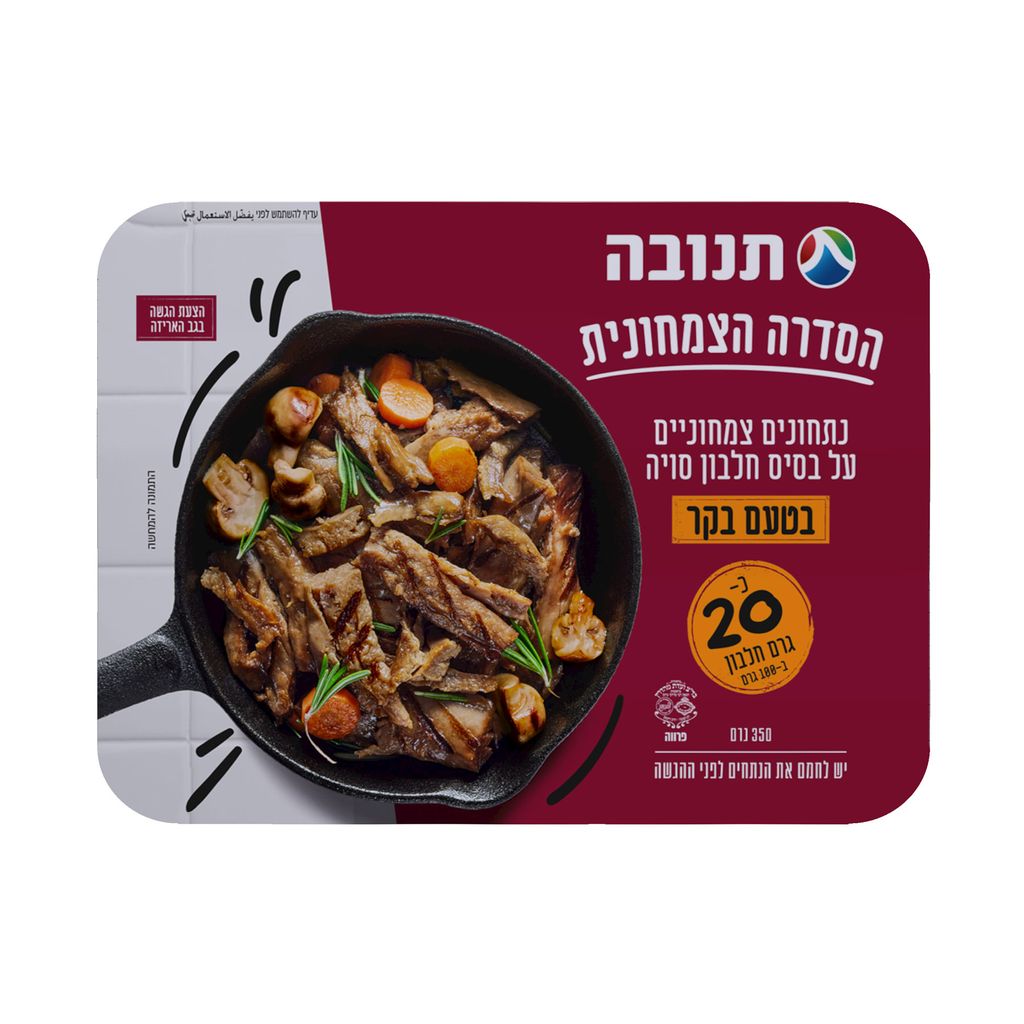 נתחוני סויה טעם בקר 350 גר תנובה הסדרה ה