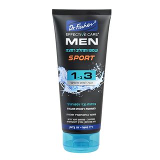 ד"ר פישר, אפקטיב קר MEN ספורט, שמפו ותחליב רחצה 3 ב-1