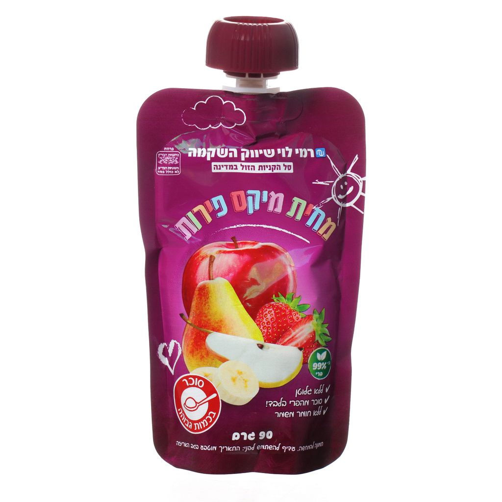 מחית מיקס פירות 90 גר{רמי לוי בד"ץ}