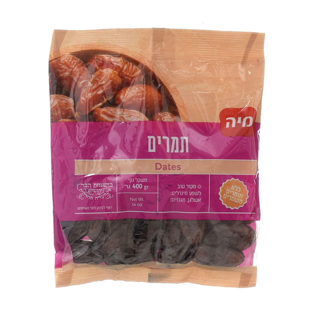 תמרים בשקית 400 גרם מיה