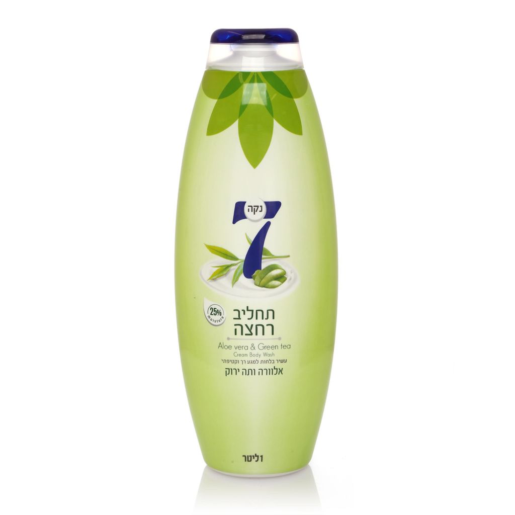 נקה תחליב רחצה ירוק אלוורה 1 ל`