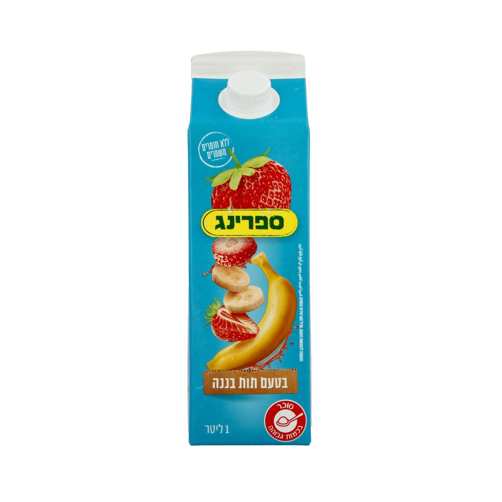נקטר ספרינג תות-בננה 1ל'