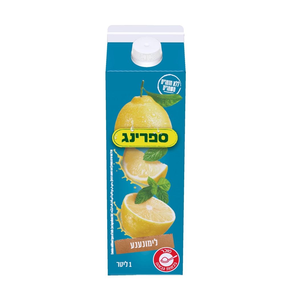 נקטר ספרינג לימונענע 1ל'
