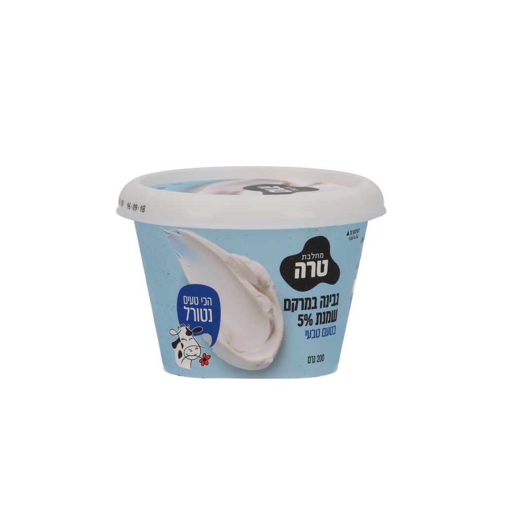 גב.שמנת בטעם טבעי5% 200ג