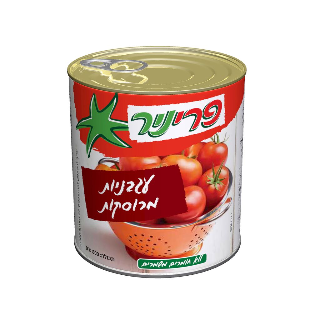 פריניר עגבניות היתר מכירה מרוסקות 800 גרם 2022