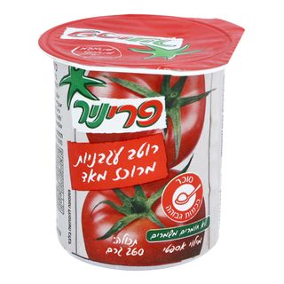 רסק עגבניות טבע טרי %22 260 גרם פרי