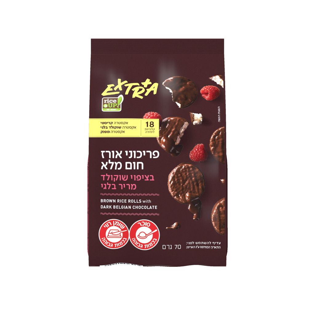 פריכוני אורז בציפוי