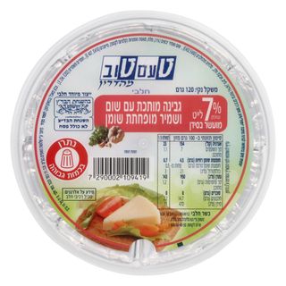 גבינה מותכת בטעם שום שמיר 120 ג